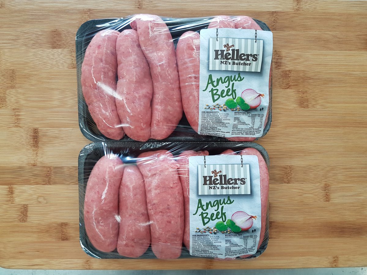 Hellers Plain Precooked Sausages 5kg Hamilton Wholesale Meat