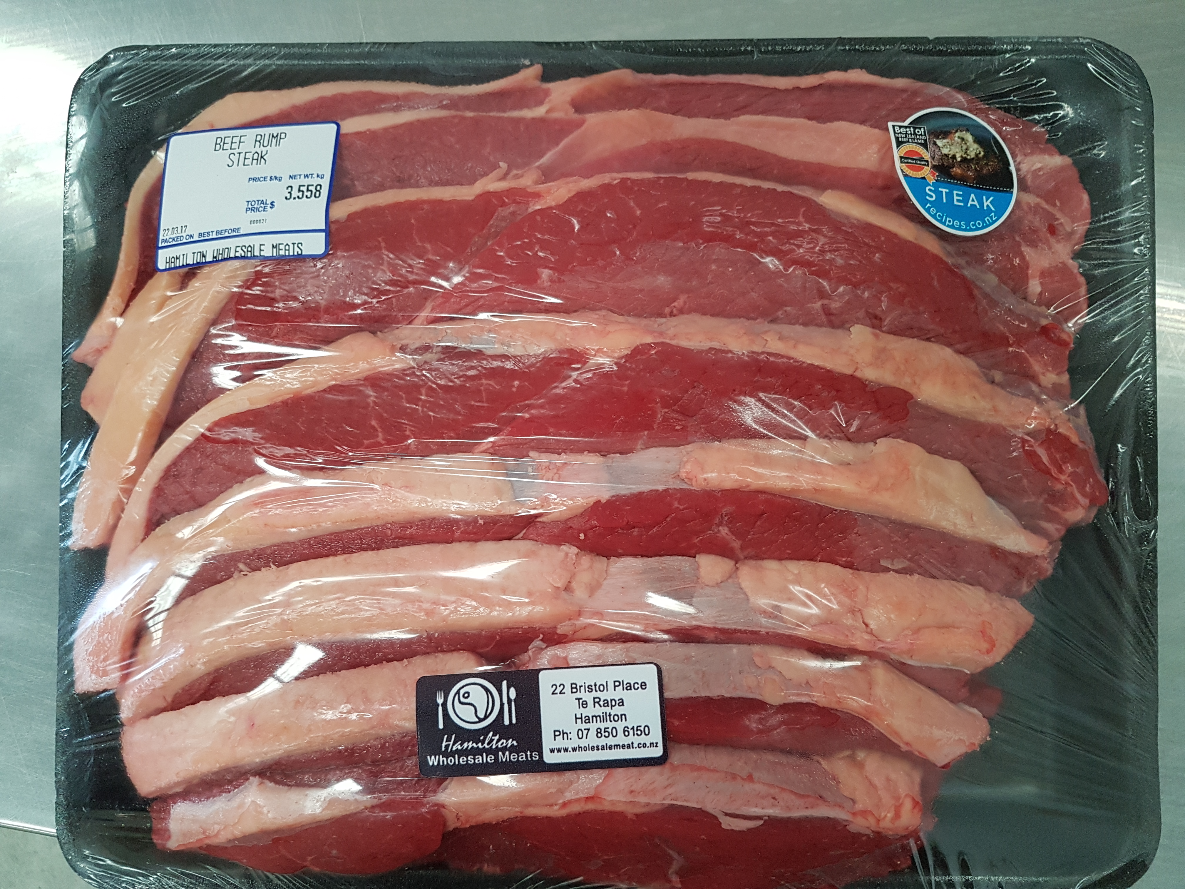100 Steak Pack Sliced Hamilton Wholesale Meat